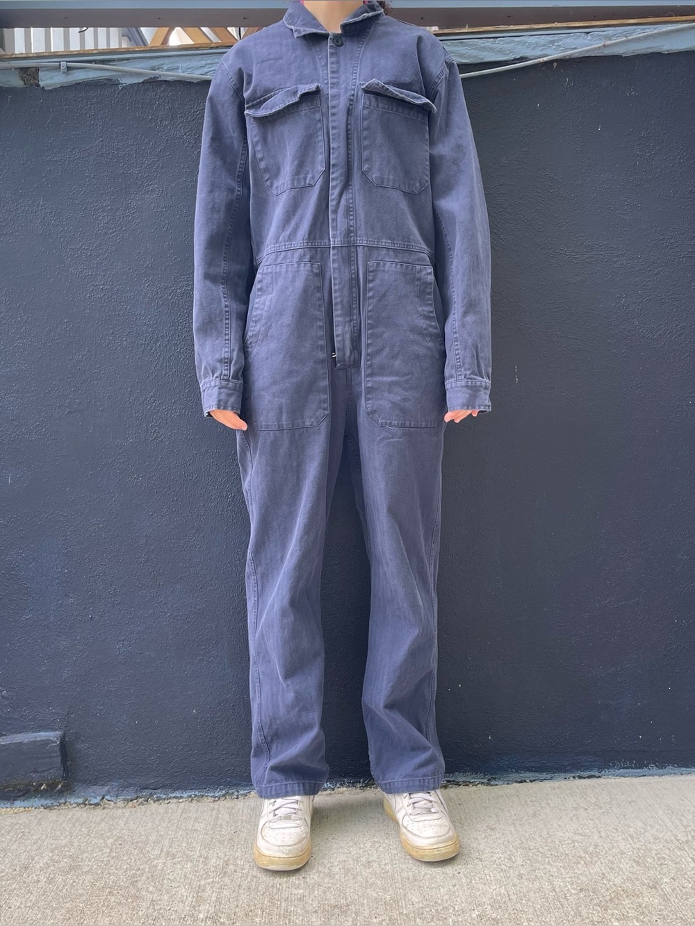 Like new Madepants navy blue coveralls size men’s small